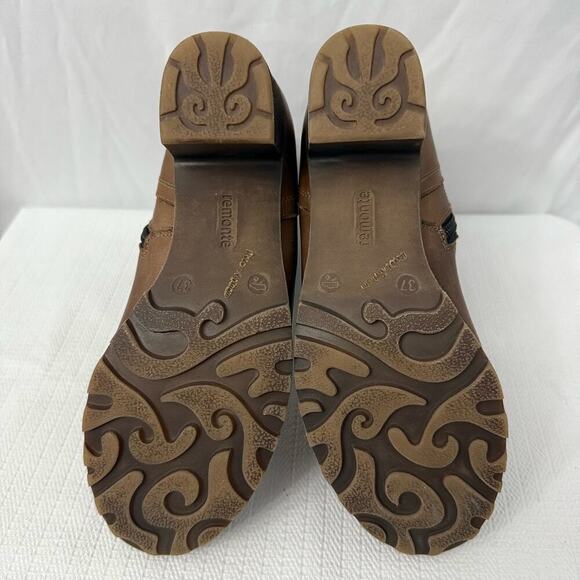 Remonte Ankle Boots Womens 6 Brown Boho Studded Side Zip - Picture 11 of 11